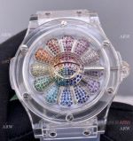 2022 New! Swiss Hublot Takashi Murakami Sapphire Rainbow Watch 45mm